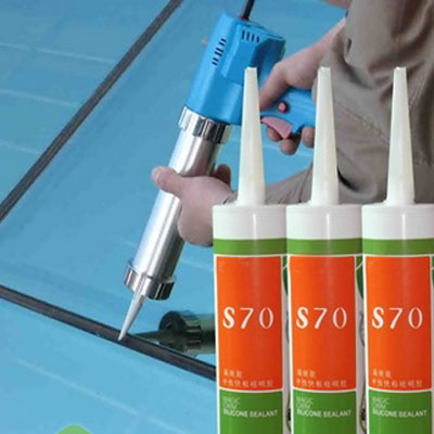 Details Of The Use Of Glass, Plastic Silicone Sealant